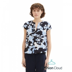 000000 702021 [blouse print] 34757 blue cut 