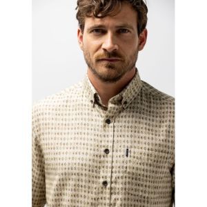 113310 113310 [Shirts LM] 8784 taupe cogn