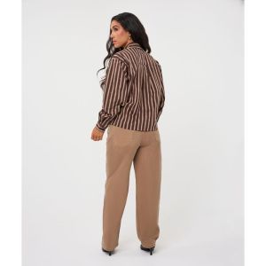 Blouse short stripe studs 999 Print