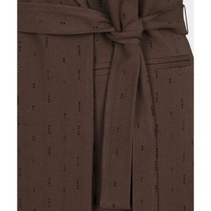 Gilet rhinestones 185 Coffee